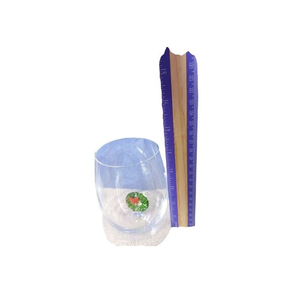 Stemless Wine Glass Christmas With Festive Green Wreath & Red Bow Design In Gift - Picture 14 of 14